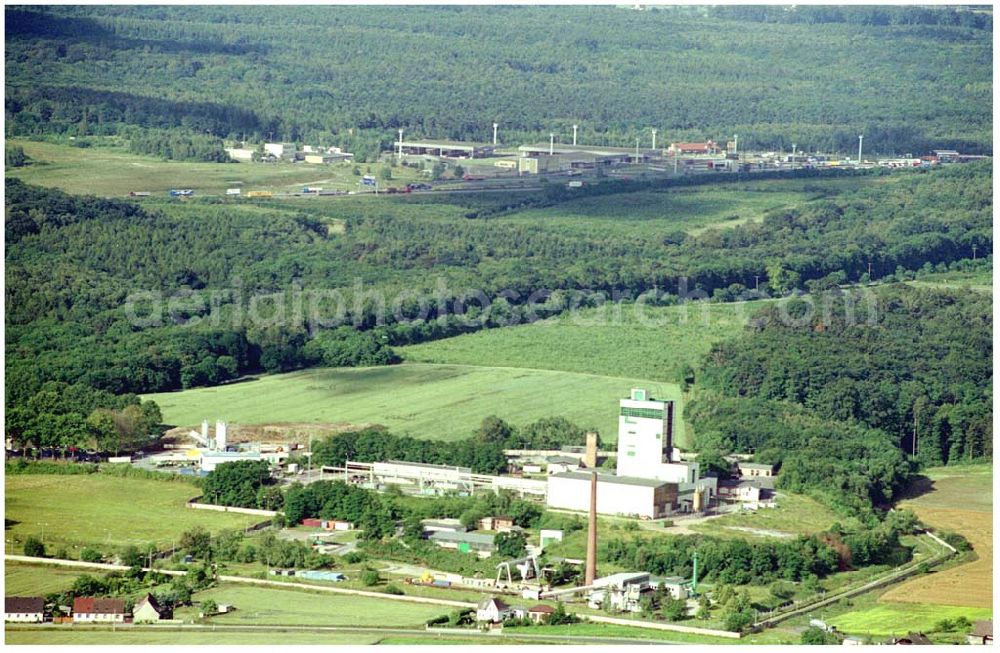 Morsleben from above - Gelände des Endlagers Morsleben in Sachsen-Anhalt