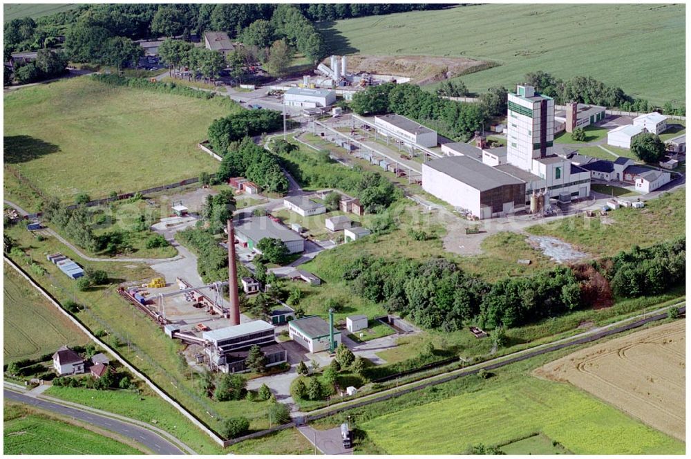 Aerial photograph Morsleben - Gelände des Endlagers Morsleben in Sachsen-Anhalt