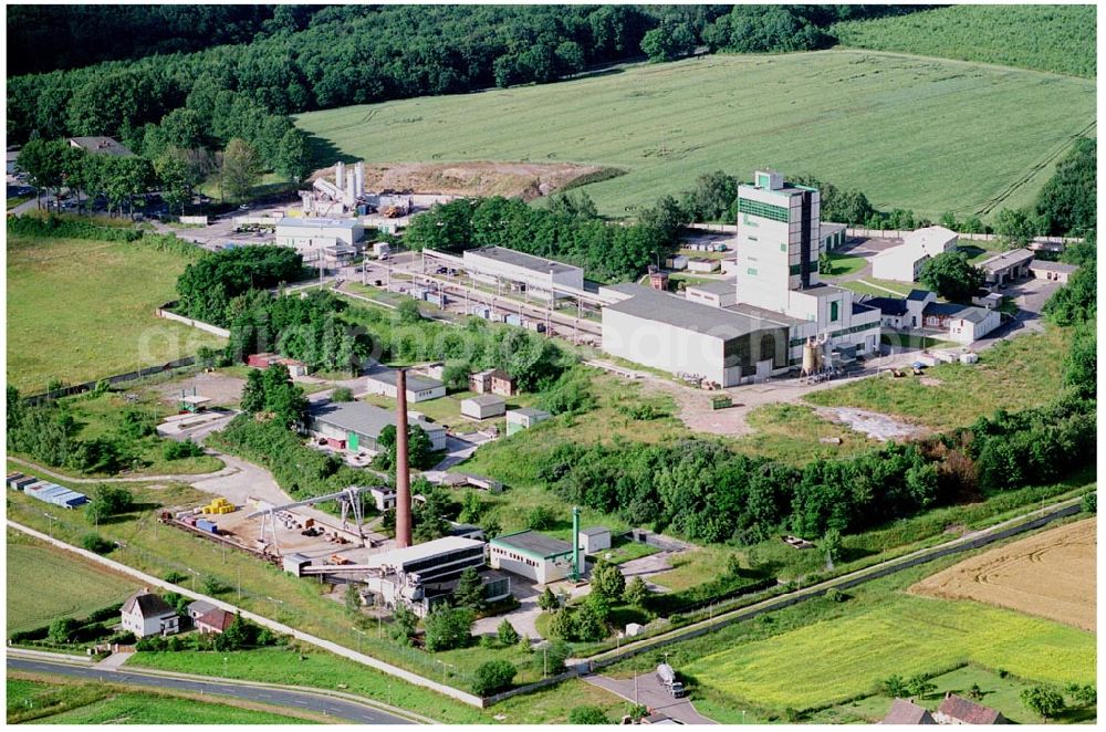 Morsleben from above - Gelände des Endlagers Morsleben in Sachsen-Anhalt