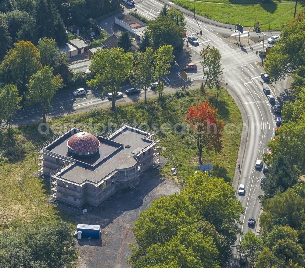 Dortmund from the bird's eye view: New mosque in the district Hörde of the city Dortmund in the Ruhr in North Rhine-Westphalia