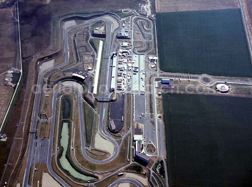 Aerial image Oschersleben - Motorrad- Rennbahn Oschersleben