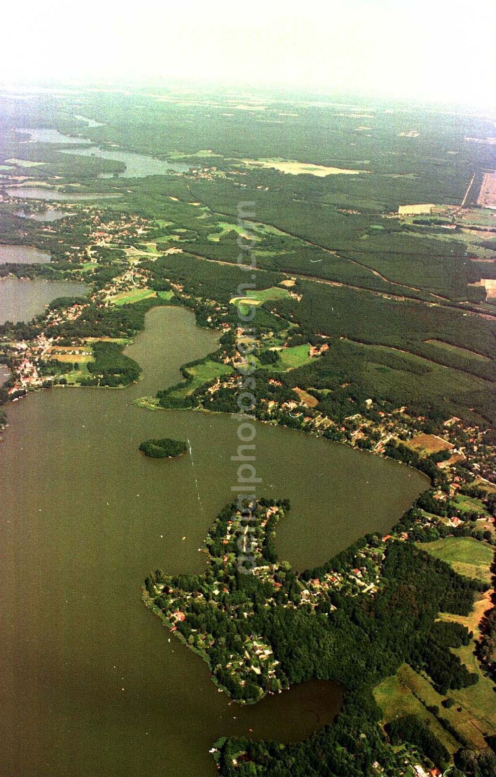 Aerial photograph Motzen - Motzener See