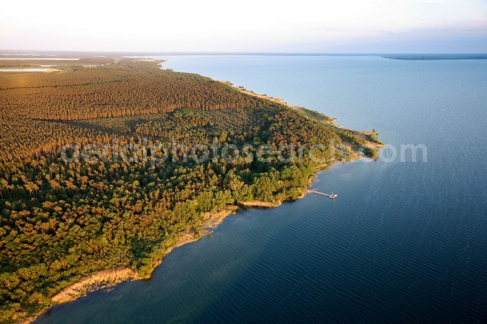 Aerial image Waren (Müritz) - View of the Mueritz national park near Waren in the state of Mecklenburg-West Pomerania