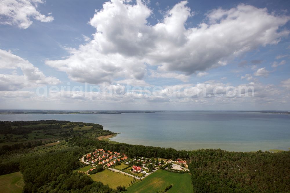 Rechlin OT Boek from the bird's eye view: View of the mueritz in the district of Boek in Rechlin in the state of Mecklenburg-West Pomerania