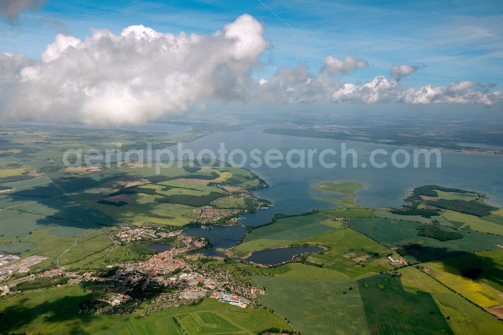 Rechlin from the bird's eye view: View of the Mueritz in Rechlin in the state of Mecklenburg-West Pomerania