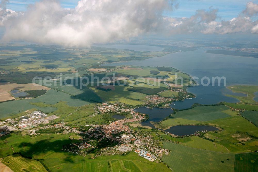 Aerial image Rechlin - View of the Mueritz in Rechlin in the state of Mecklenburg-West Pomerania