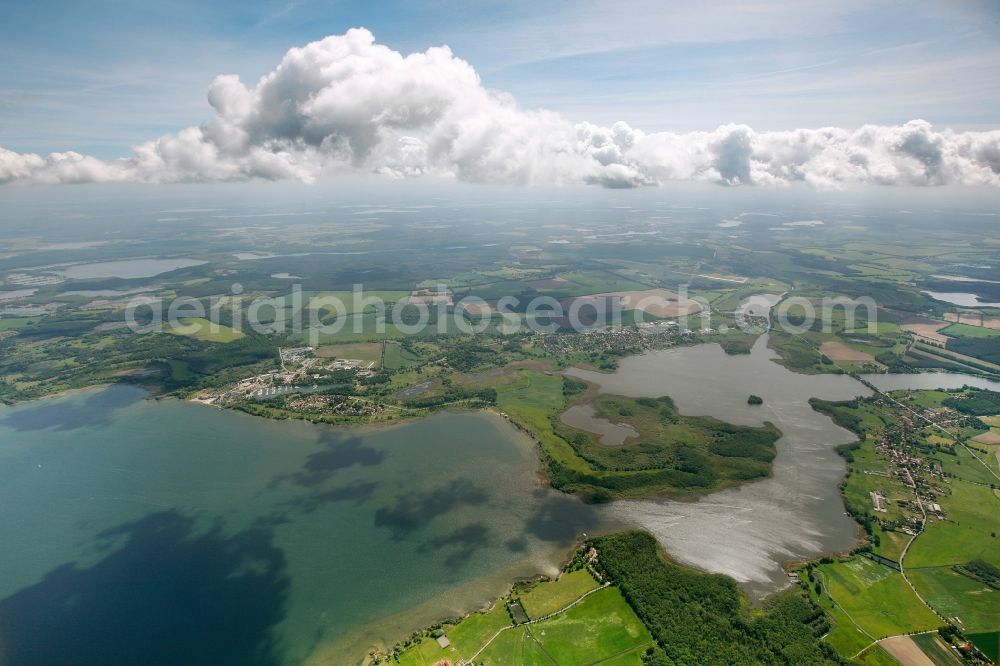 Rechlin from the bird's eye view: View of the Mueritz in Rechlin in the state of Mecklenburg-West Pomerania