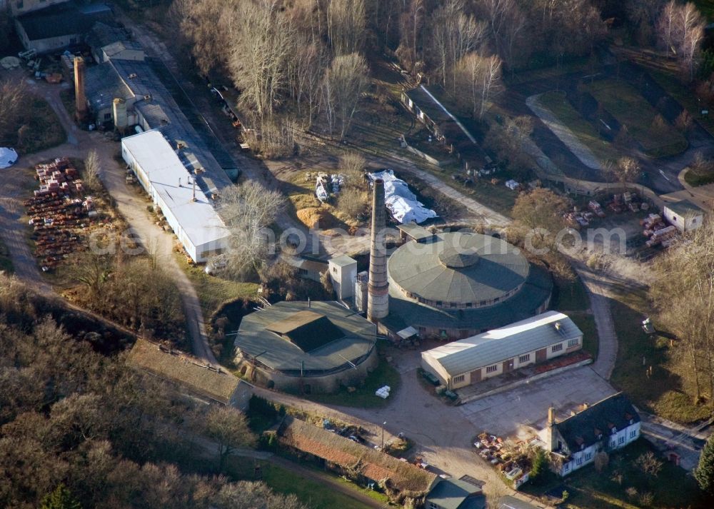 Aerial photograph Glindow - Brickworks Museum in Glindow in Brandenburg