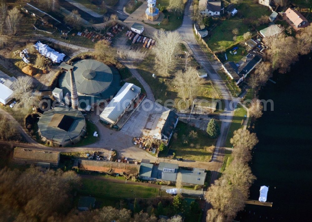 Aerial photograph Glindow - Brickworks Museum in Glindow in Brandenburg