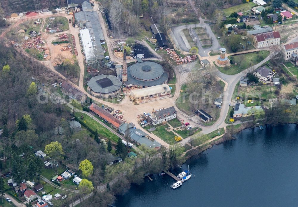 Werder (Havel) from the bird's eye view: Brickworks Museum in Glindow in Brandenburg