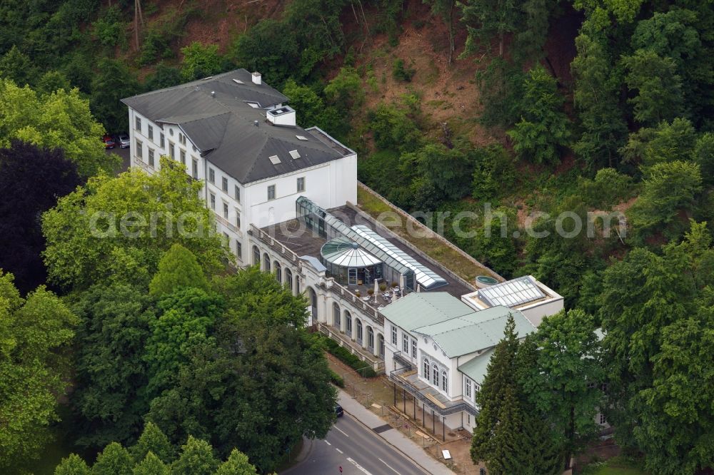 Aerial photograph Kleve - View of the Museum Kurhaus Cleves in the state North Rhine-Westphalia. Erstwhile this building was a popular spa and was visited by wealthy Prussians