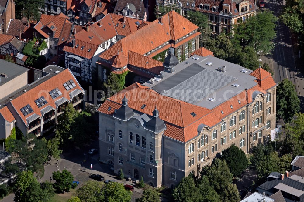 Aerial photograph Braunschweig - Museum building ensemble Staedtisches Museum Braunschweig in Brunswick in the state Lower Saxony, Germany