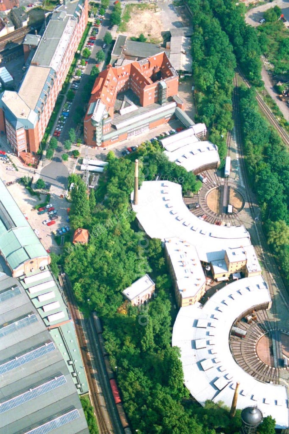 Aerial photograph Berlin / Kreuzberg - Museum für Verkehr und Technik in Berlin Kreuzberg.