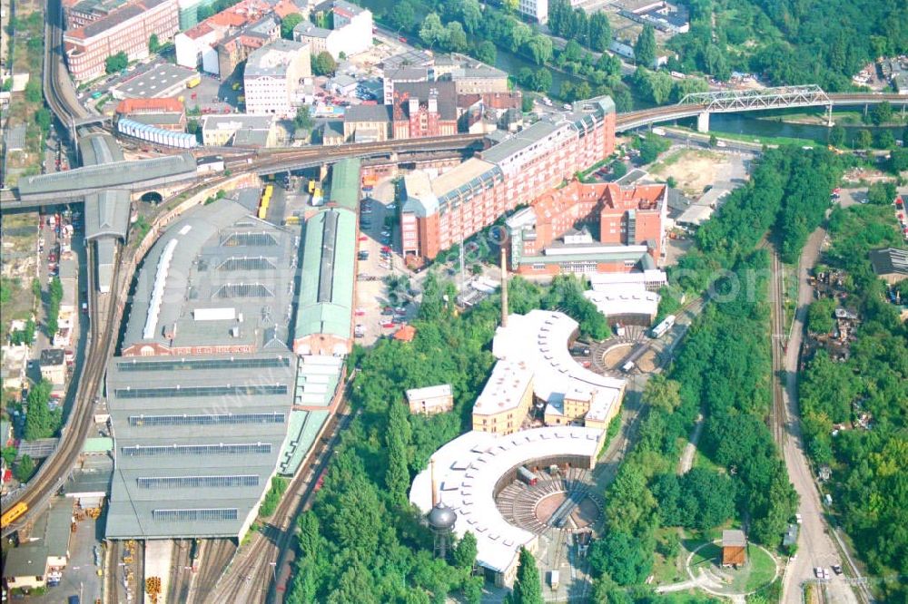 Berlin / Kreuzberg from above - Museum für Verkehr und Technik in Berlin Kreuzberg.