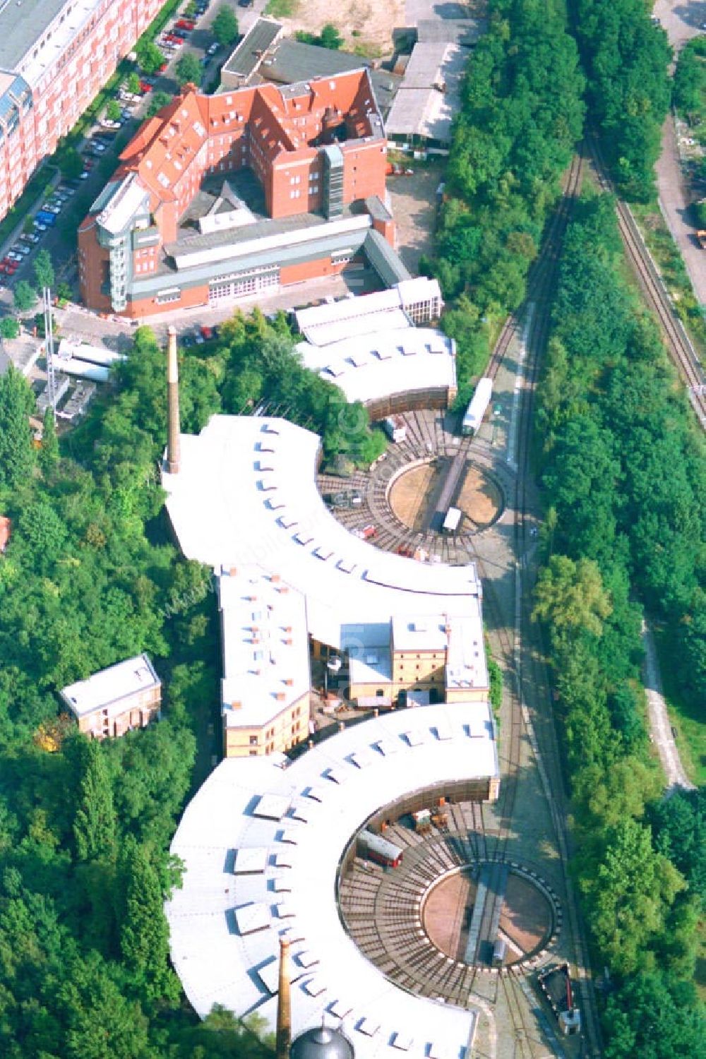 Berlin / Kreuzberg from the bird's eye view: Museum für Verkehr und Technik in Berlin Kreuzberg.