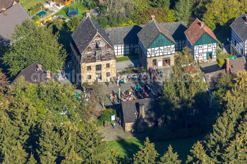 Selbecke from the bird's eye view: Museum building ensemble Deutsches Schmiedemuseum in Selbecke in the state North Rhine-Westphalia, Germany