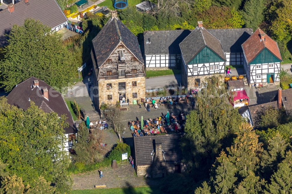 Aerial image Selbecke - Museum building ensemble Deutsches Schmiedemuseum in Selbecke in the state North Rhine-Westphalia, Germany