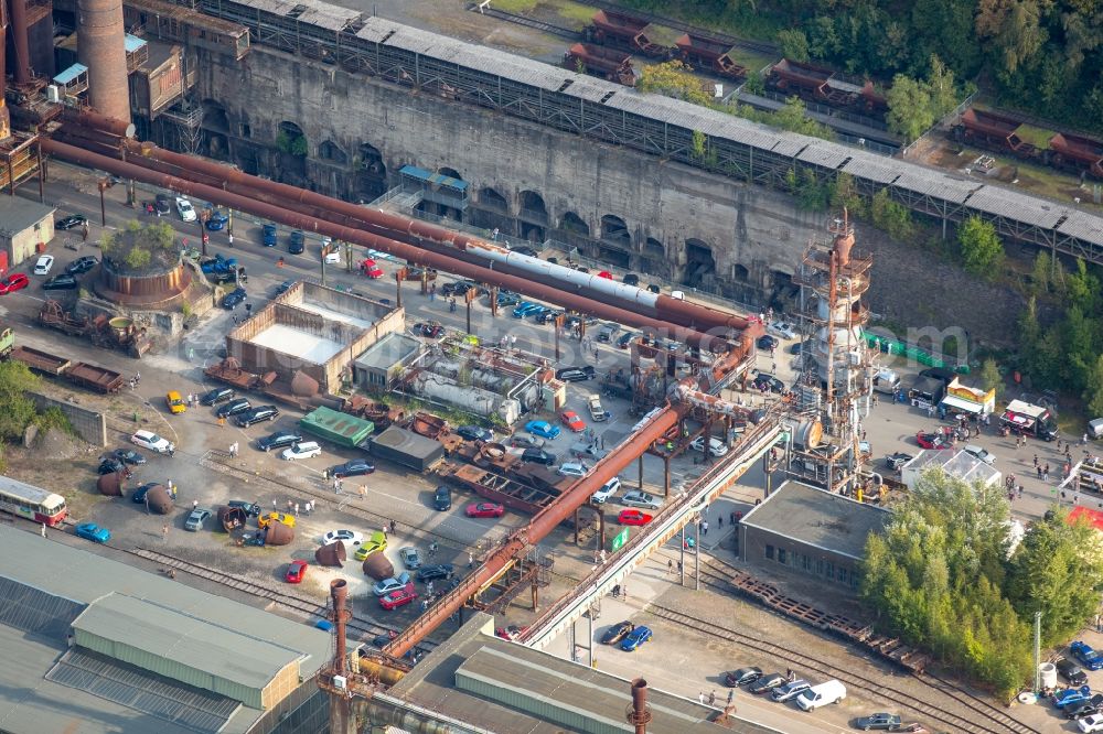 Aerial image Hattingen - Museum building ensemble Henrichshuette LWL-industrial museum in Hattingen in the state North Rhine-Westphalia