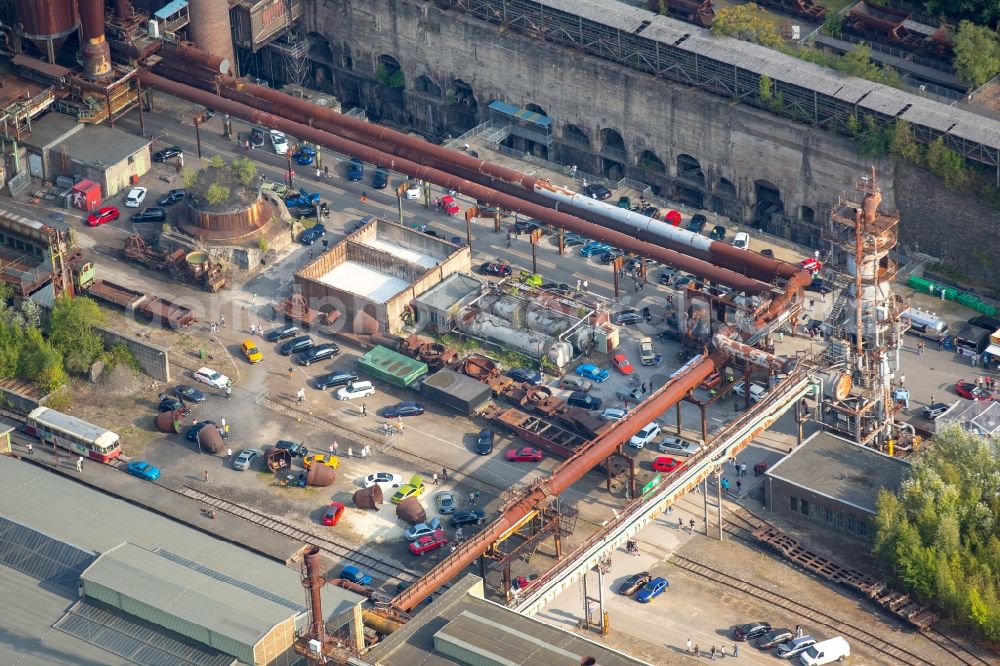 Aerial photograph Hattingen - Museum building ensemble Henrichshuette LWL-industrial museum in Hattingen in the state North Rhine-Westphalia