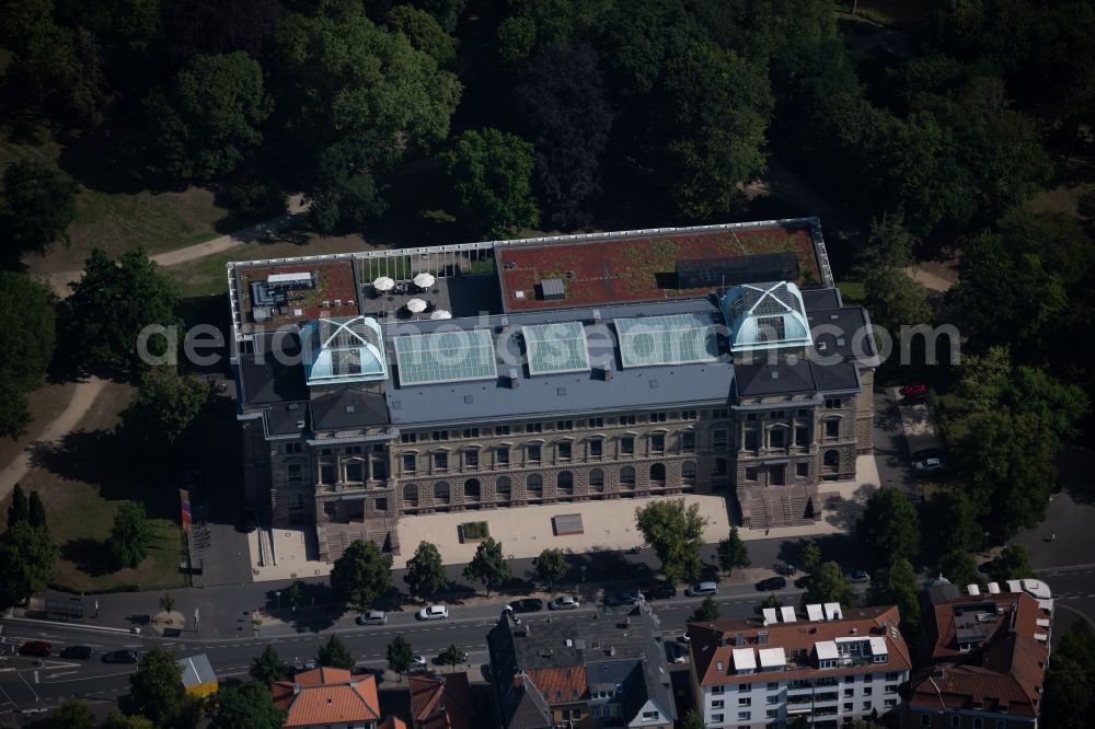 Aerial image Braunschweig - Museum building ensemble Herzog Anton Ulrich-Museum in Braunschweig in the state Lower Saxony