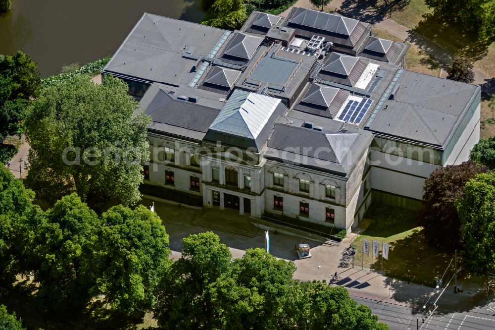 Aerial image Bremen - Museum building ensemble Kunsthalle Bremen in Bremen, Germany