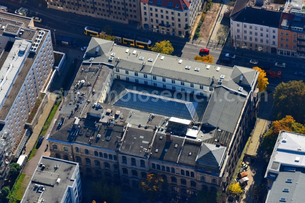 Aerial photograph Berlin - Museum building ensemble Museum fuer Naturkunde on Invalidenstrasse in the district Mitte in Berlin, Germany