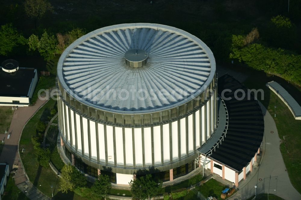 Aerial photograph Bad Frankenhausen - Museum building ensemble Panorama Museum in Bad Frankenhausenin the state Thuringia