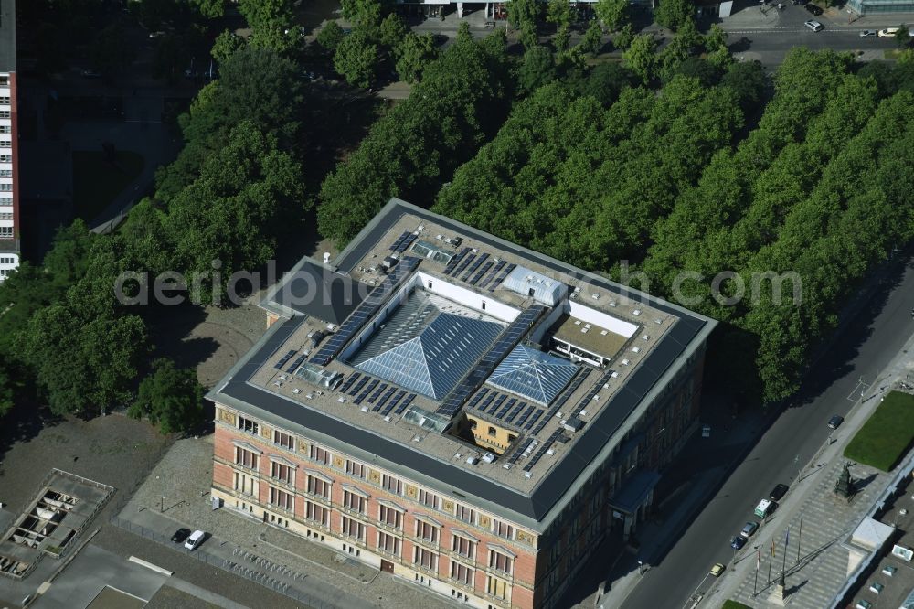 Berlin from the bird's eye view: Museum building Gropius an der Niederkirchnerstrasse in Berlin