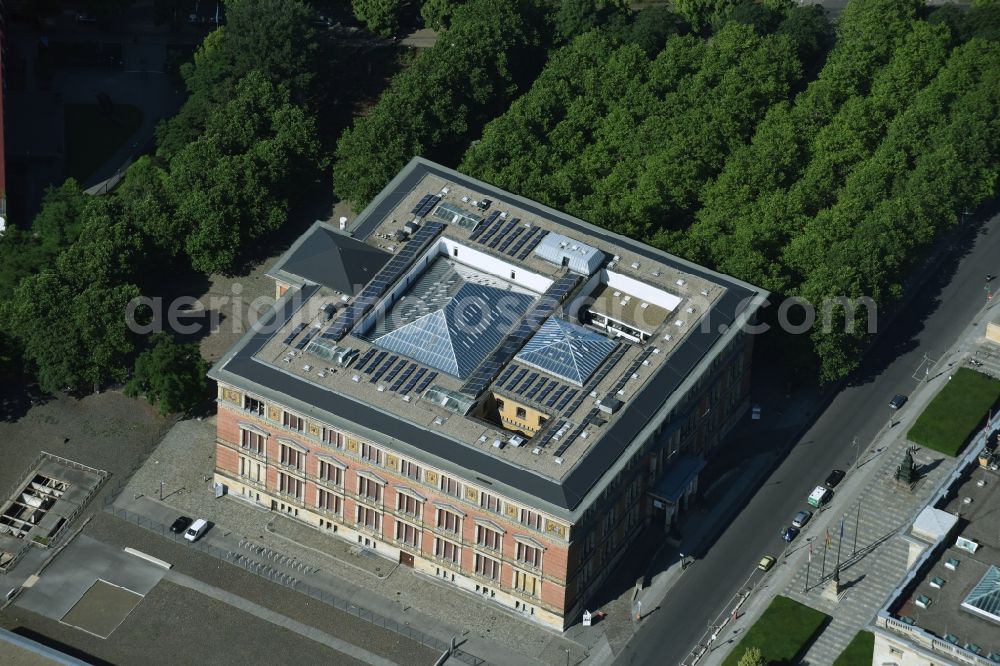 Aerial image Berlin - Museum building Gropius an der Niederkirchnerstrasse in Berlin