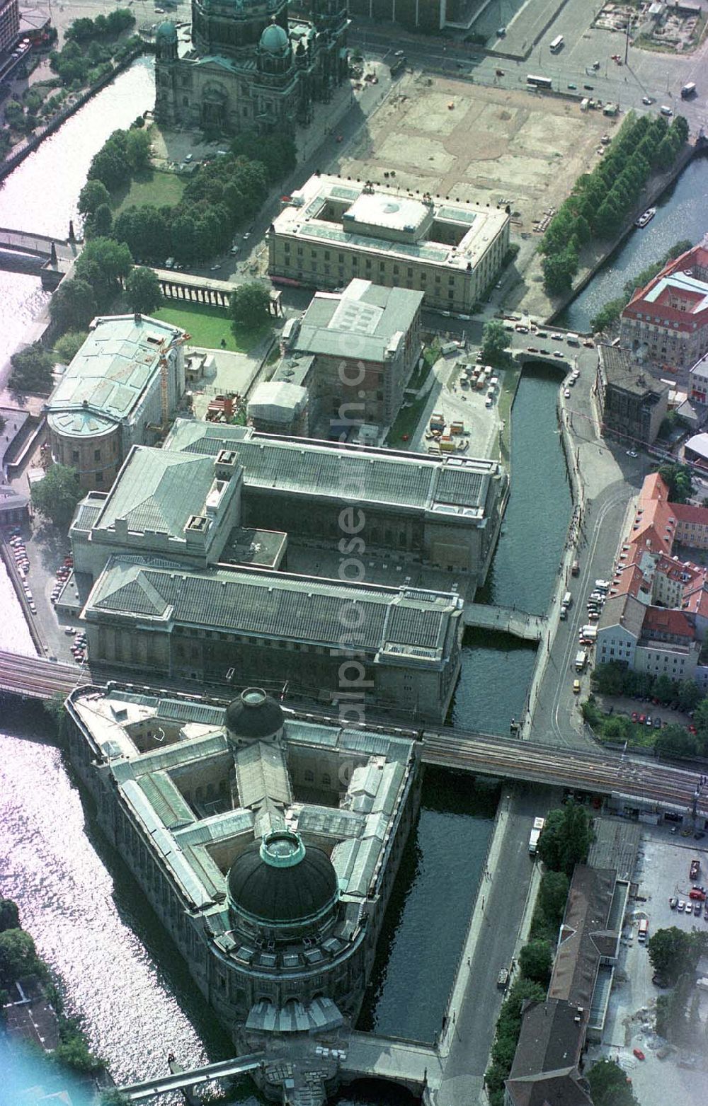 Aerial photograph Berlin - Museumsinsel in Berlin-Mitte.