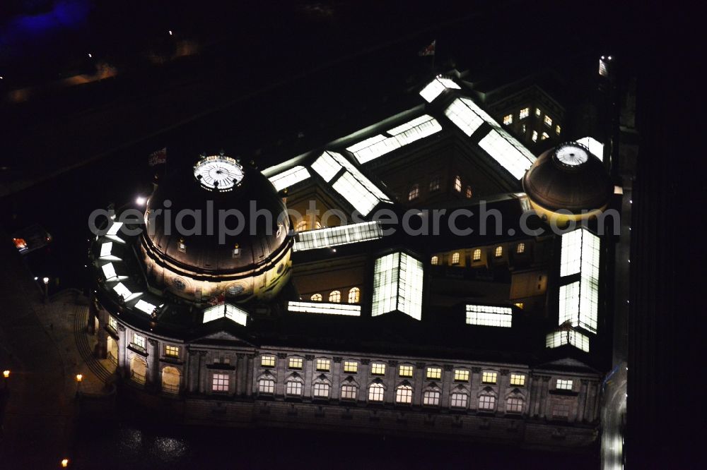 Berlin from the bird's eye view: Museum Island on the River Spree in City Center East in downtown at the Berlin TV Tower in Berlin - Mitte