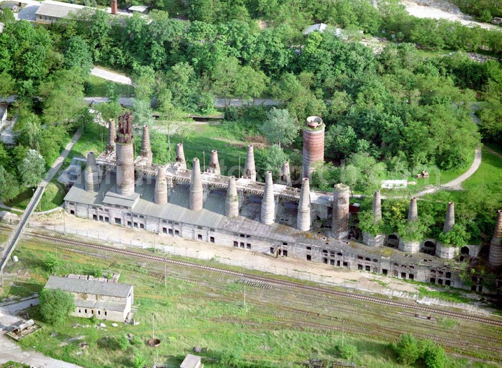 Aerial image Rüdersdorf - Museumspark Baustoffindustrie Rüdersdorf (033638) 765-0 Heinitzstr. 11 15562 Rüdersdorf 16.Mai 2002