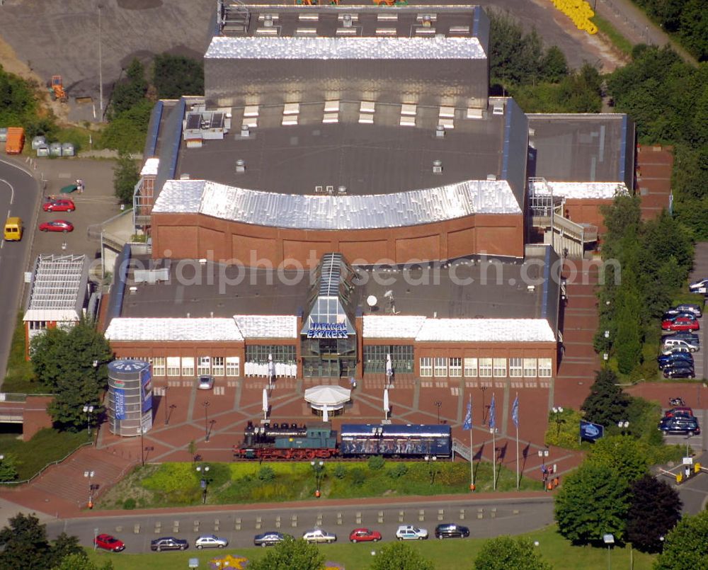 Bochum from above - Blick auf das Starlight-Express Theater Bochum.