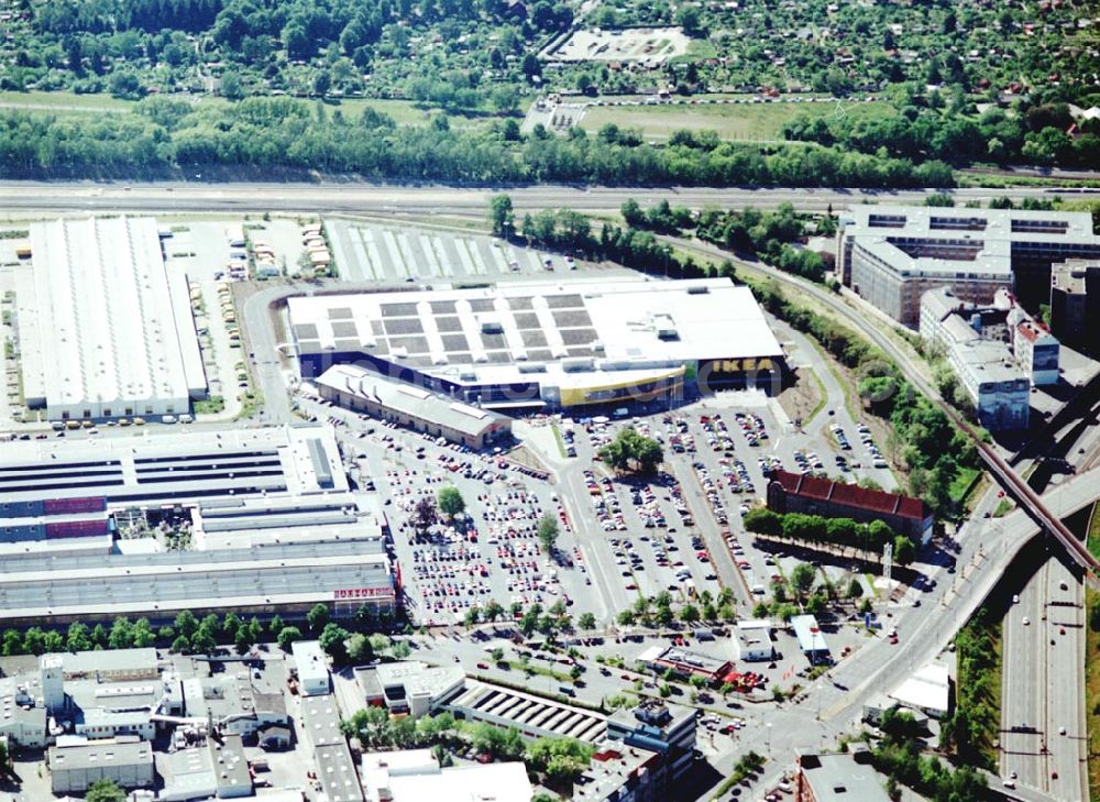 Aerial photograph Berlin-Tempelhof - 29.05.2004 Berlin Tempelhof Blick auf das Einrichtungshaus IKEA in Berlin Tempelhof