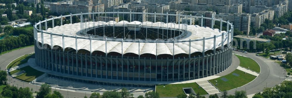 Aerial image Bukarest - National Arena - Stadium in Bucharest in Romania