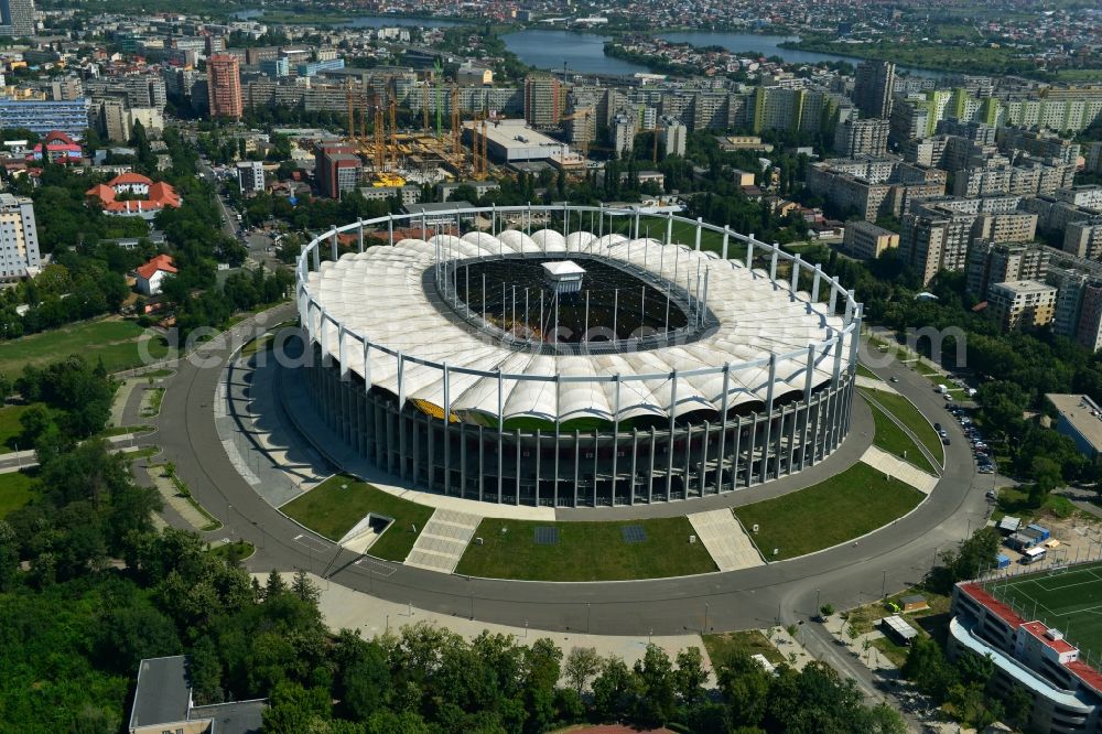 Bukarest from the bird's eye view: National Arena - Stadium in Bucharest in Romania