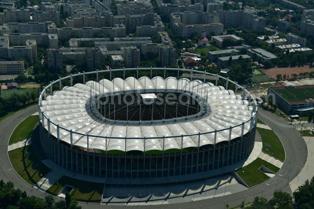 Bukarest from the bird's eye view: National Arena - Stadium in Bucharest in Romania