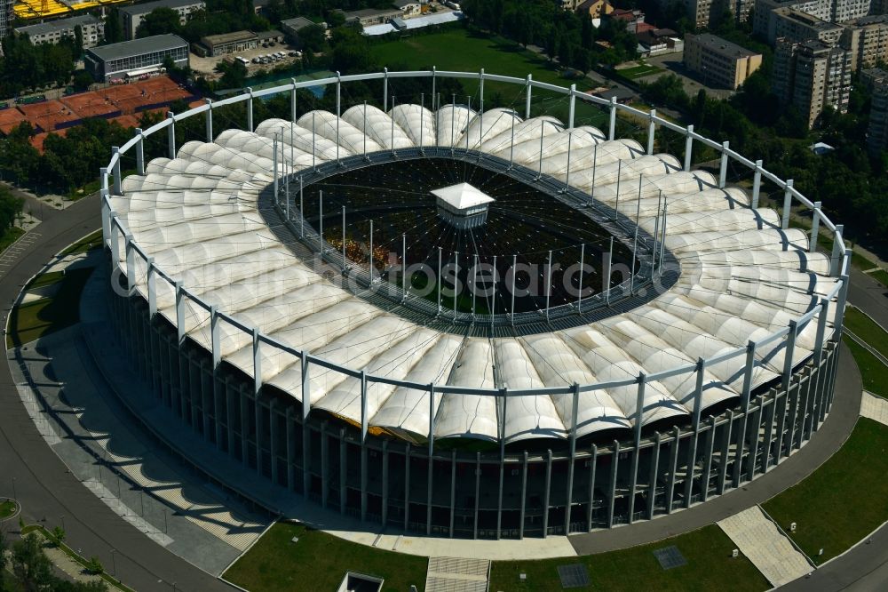 Aerial photograph Bukarest - National Arena - Stadium in Bucharest in Romania