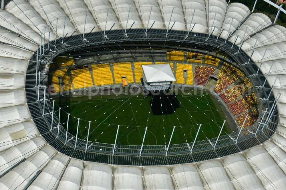 Aerial image Bukarest - National Arena - Stadium in Bucharest in Romania