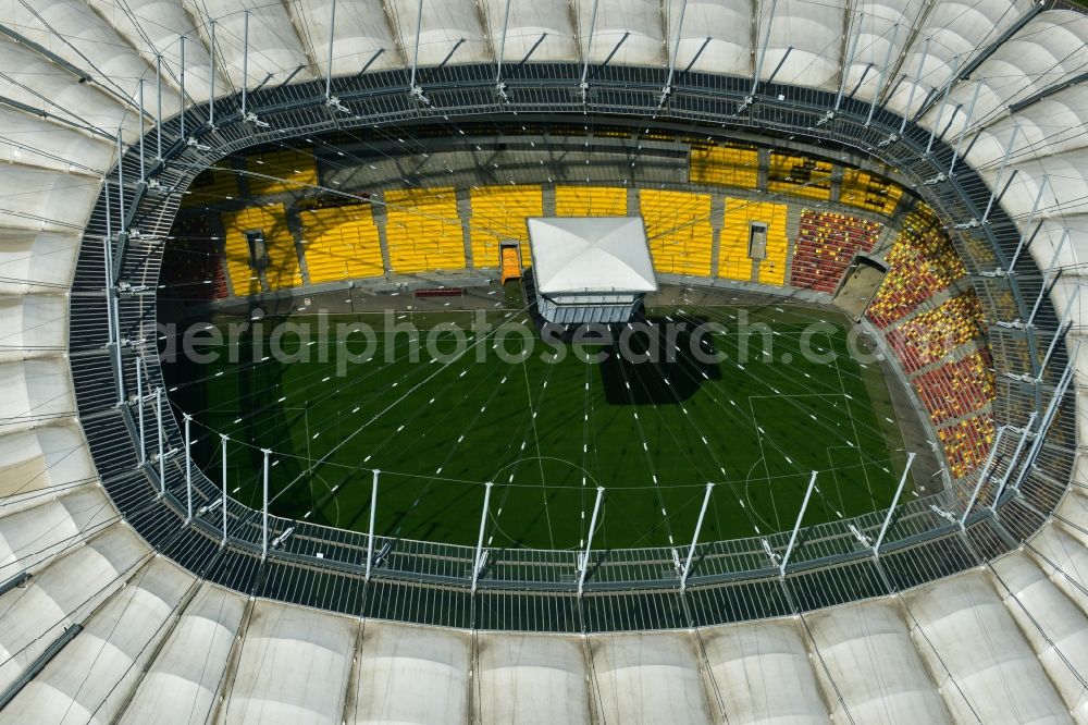 Aerial photograph Bukarest - National Arena - Stadium in Bucharest in Romania