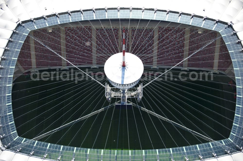 Aerial photograph Warschau - The new built stadium National Stadium in Warsaw bevore opening EM 2012 in Poland