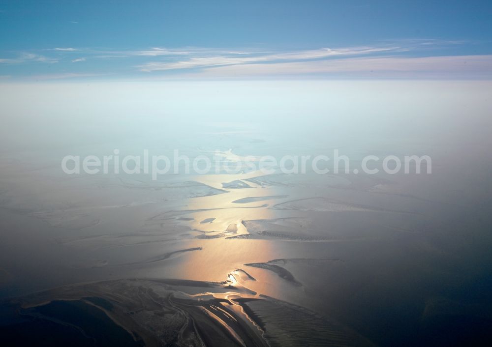 Aerial photograph Hooge - The National Park of Schleswig-Holstein Wadden Sea National Park is a part of Schleswig-Holstein Wadden Sea, the North Sea. Together with the National Park of Lower Saxony Wadden Sea National Park Hamburg Wadden Sea and not the underlying nature of parts of the German Elbe estuary it forms part of the Wadden Sea. The Wadden Sea is a UNESCO World Heritage Site