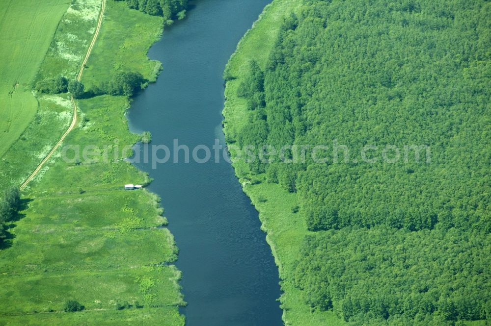 Schwedt/Oder from above - Lower Oder Valley National Park is a National Park was established in 1995 in Germany. It is located on the lower reaches of the Oder in the north-east of Brandenburg, district Uckermark. The National Park is surrounded on the German side of the large conservation area the Lower Oder Valley National Park region. The national park is adjacent to the Polish countryside and the Lower Oder Valley National Park Zehdener Landscape Park and its protection zone is a geographical unit. The large river-floodplain landscape is a habitat for many rare or endangered plants and animals, including beaver