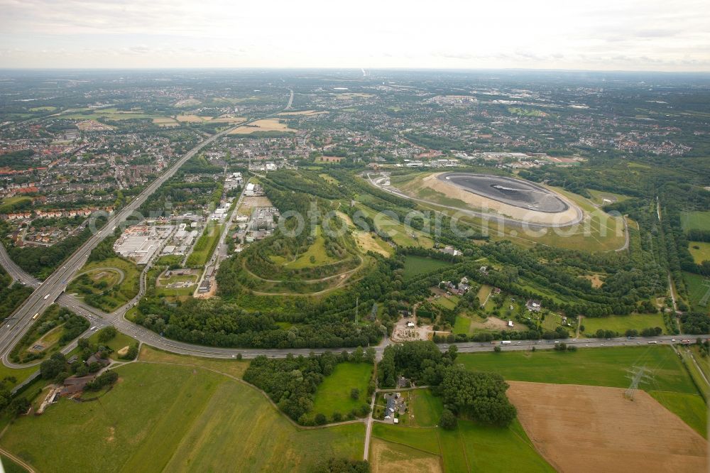 Aerial image Gladbeck - View of the conservation area Natroper Feld in Gladbeck in the state North Rhine-Westphalia