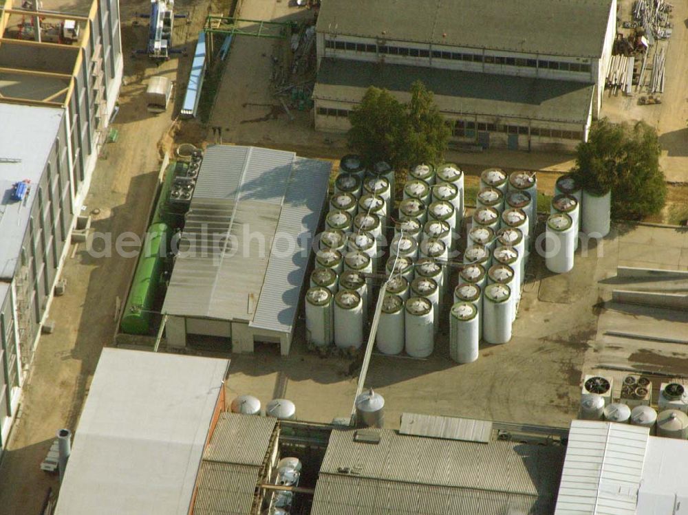 Aerial photograph Ablass - NATURSAFT SACHSEN GMBH ABLASS, MITTELWEG 3, 04769 ABLASS, TELEFON: +49 (0)3 43 62/3 08 31, TELEFAX: +49 (0)3 43 62/3 08 33,