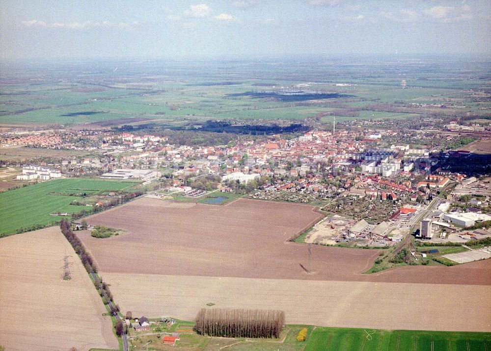 Aerial photograph Nauen / Brandenburg - Nauen / BRA.