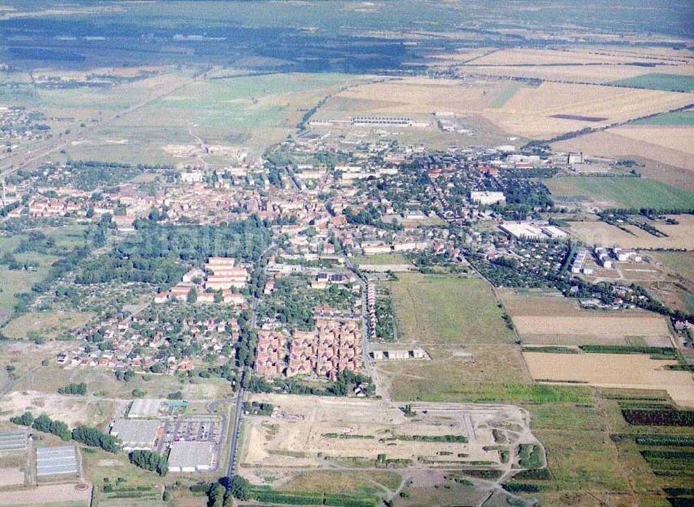 Aerial image Nauen / Brandenburg - Nauen / Brandenburg.