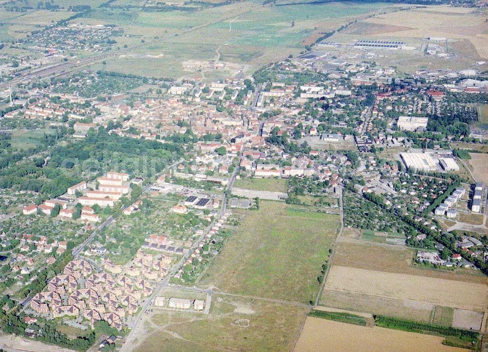 Aerial photograph Nauen / Brandenburg - Nauen / Brandenburg.