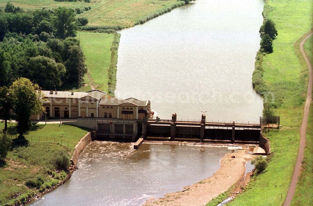 Aerial photograph Forst / BRB - Neißewehr bei Forst