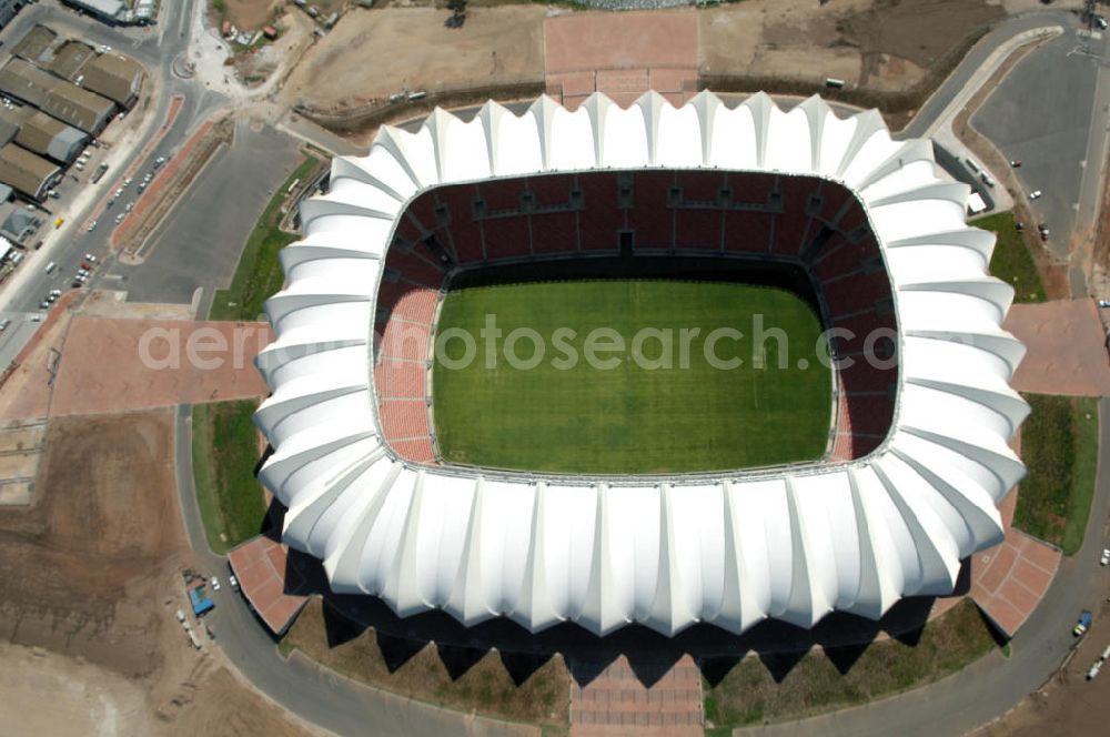 Aerial photograph Port Elizabeth - Blick auf das Nelson - Mandela - Bay - Stadion in Port Elizabeth in der Provinz Eastern Cape in Südafrika vor der Fußball-Weltmeisterschaft 2010. View of the Nelson-Mandela-Bay-Stadium in Port Elizabeth in South Africa for the FIFA World Cup 2010.